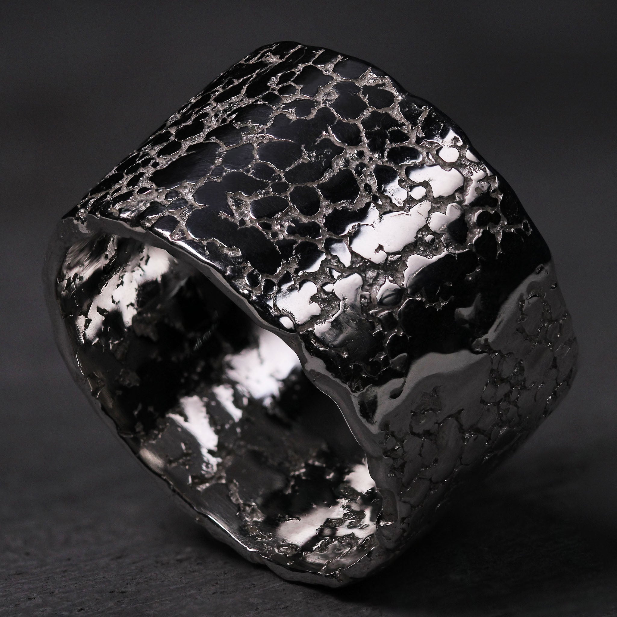 ANELLO FASCIA LARGA MINERALIA PLAIN