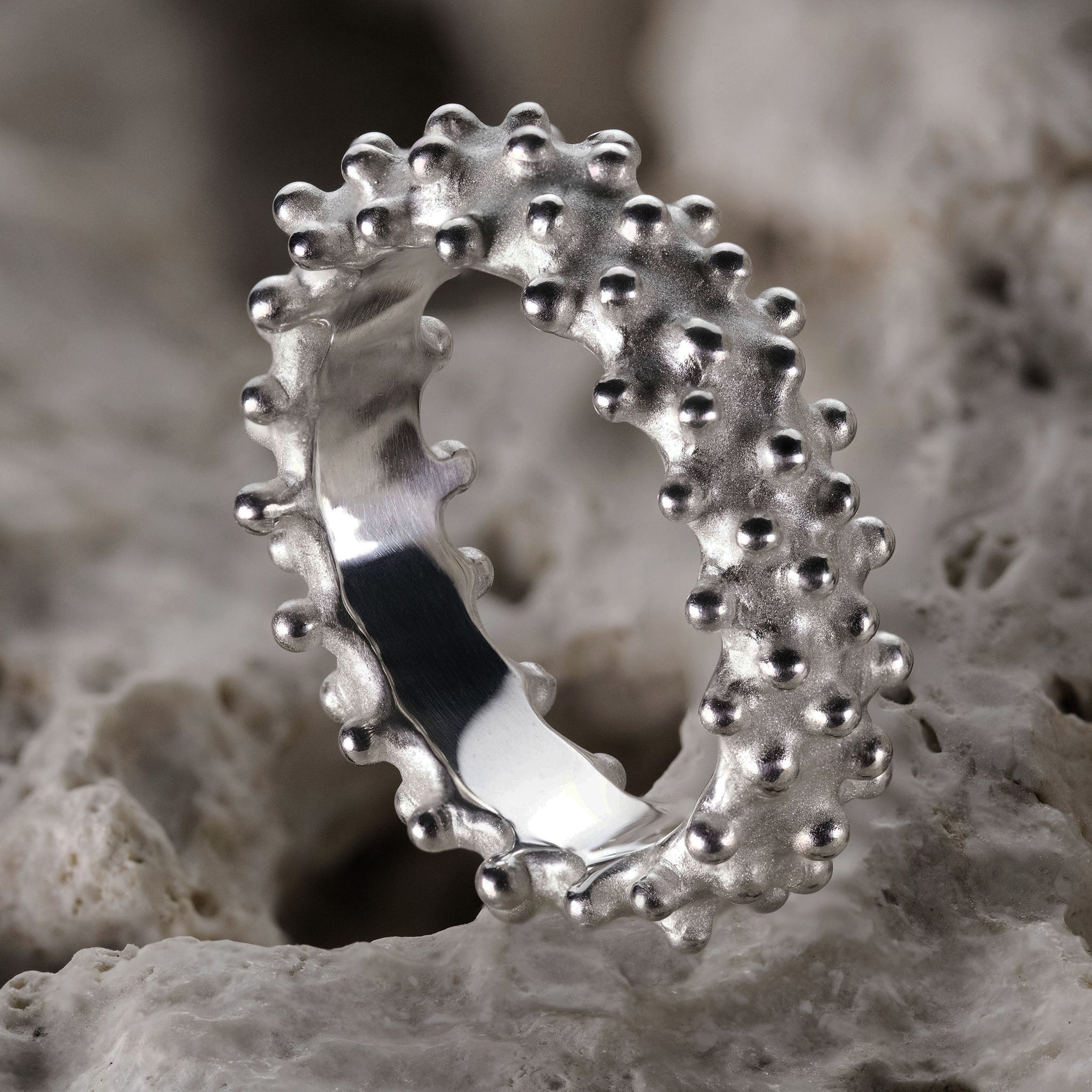 ANELLO FASCIA SOTTILE ANEMONIA