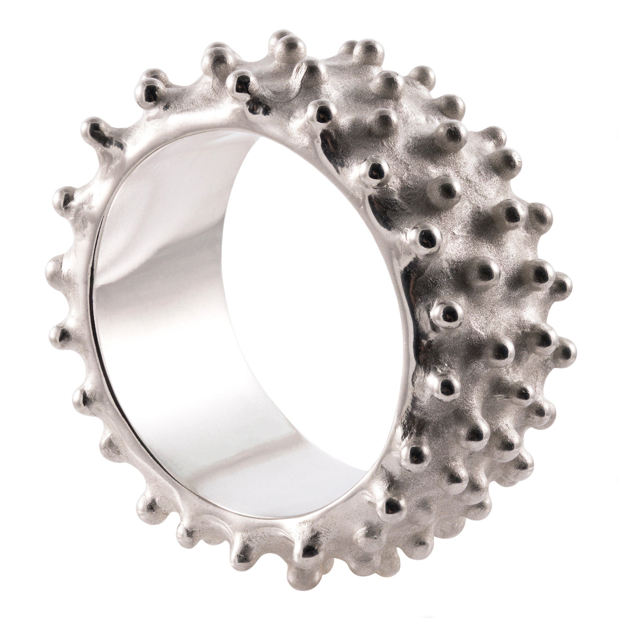 ANELLO FASCIA LARGA ANEMONIA