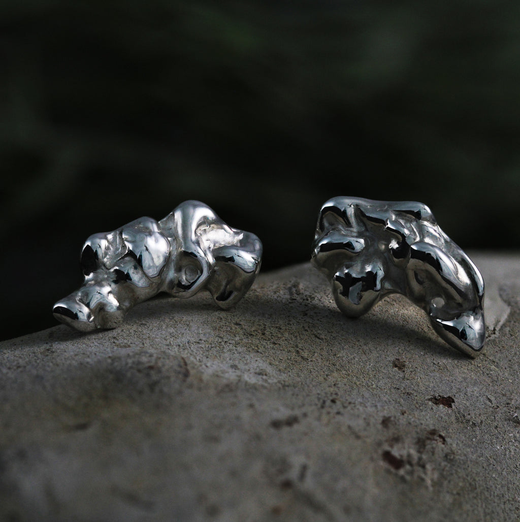 ORECCHINI A BOTTONE GRANDI VERENA