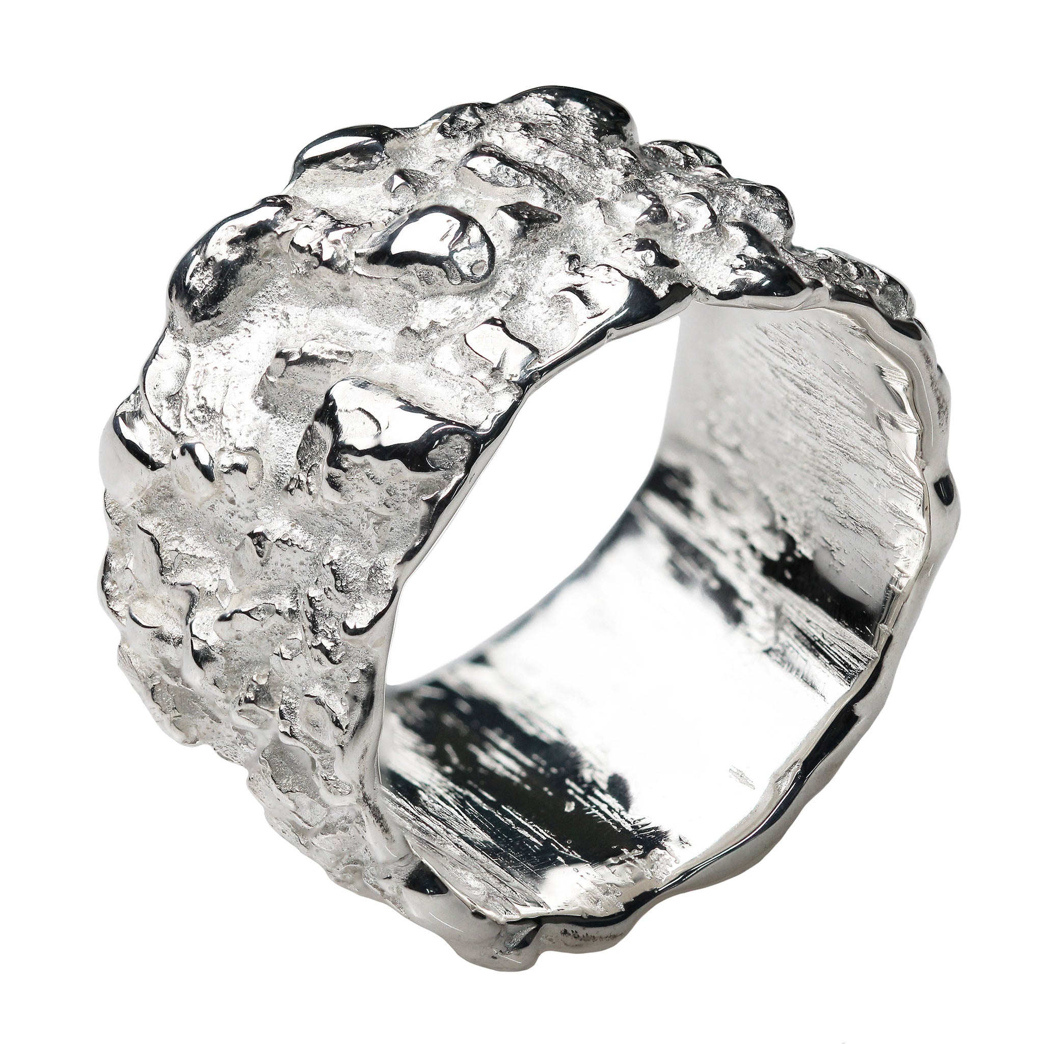 ANELLO FASCIA LARGA MINERALIA ROUGH