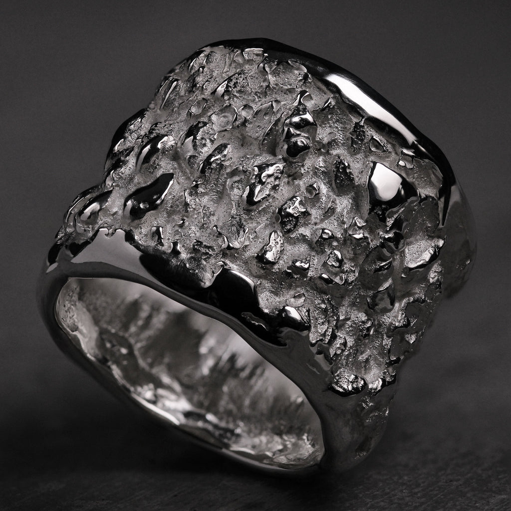 ANELLO FASCIA MOLTO LARGA MINERALIA ROUGH