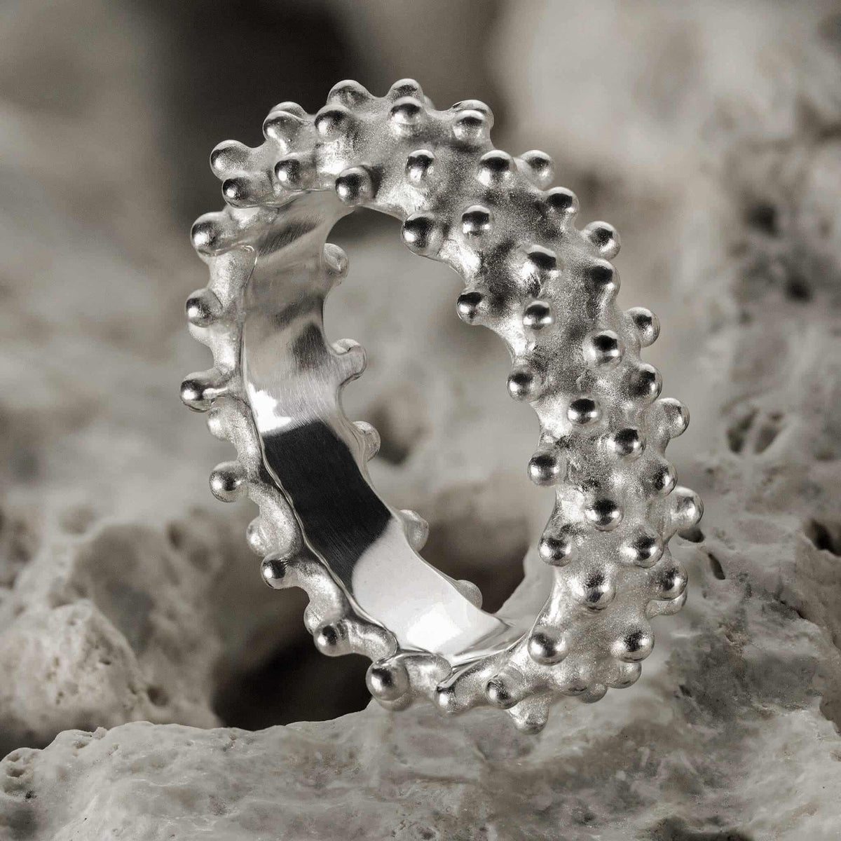 Anello a fascia S Anemonia | n.62