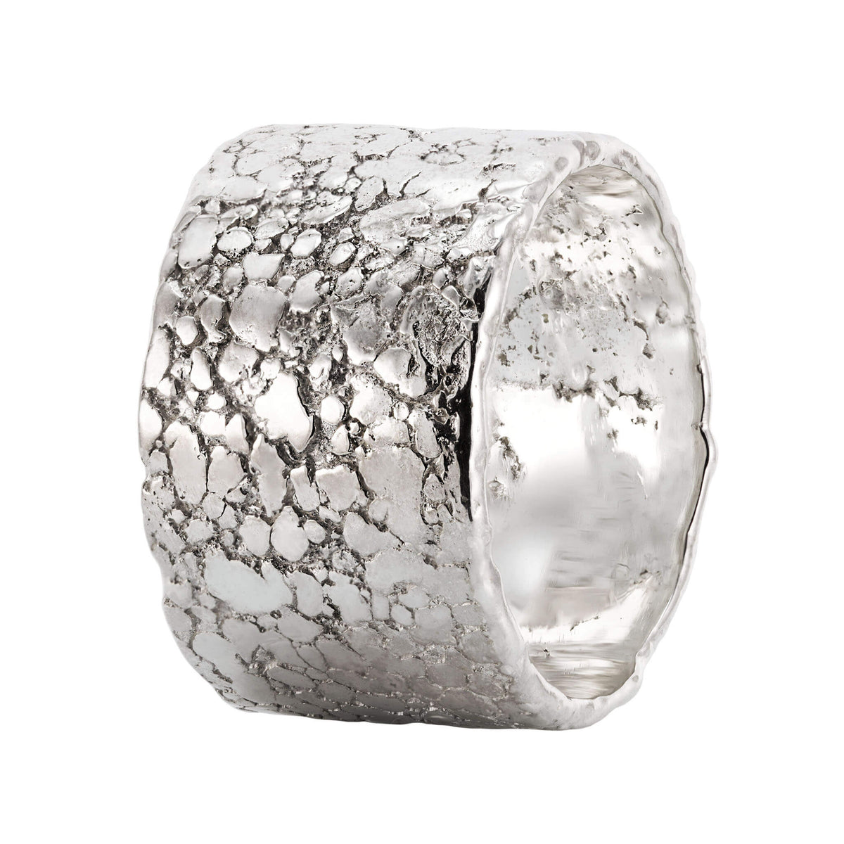 Anello a fascia alta lucida Mineralia | n.20