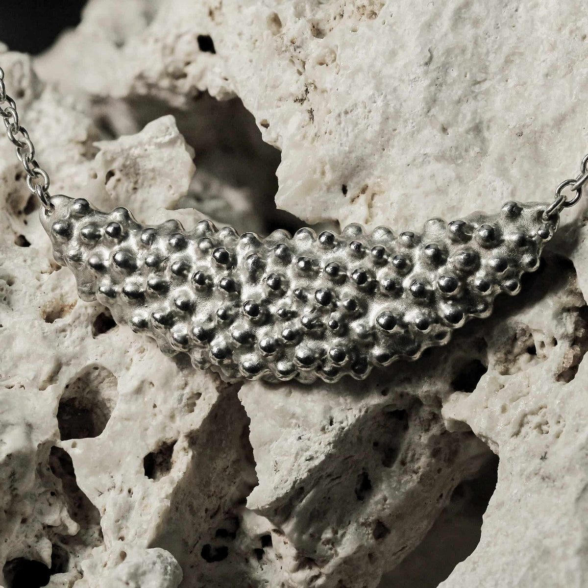 Collana mezzaluna XL Anemonia | n.02